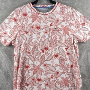 EUC Ted Baker Men’s Red Bengal Floral Print Tee 4